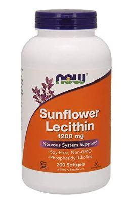 NOW Sunflower Lecithin 1200mg 200 sof