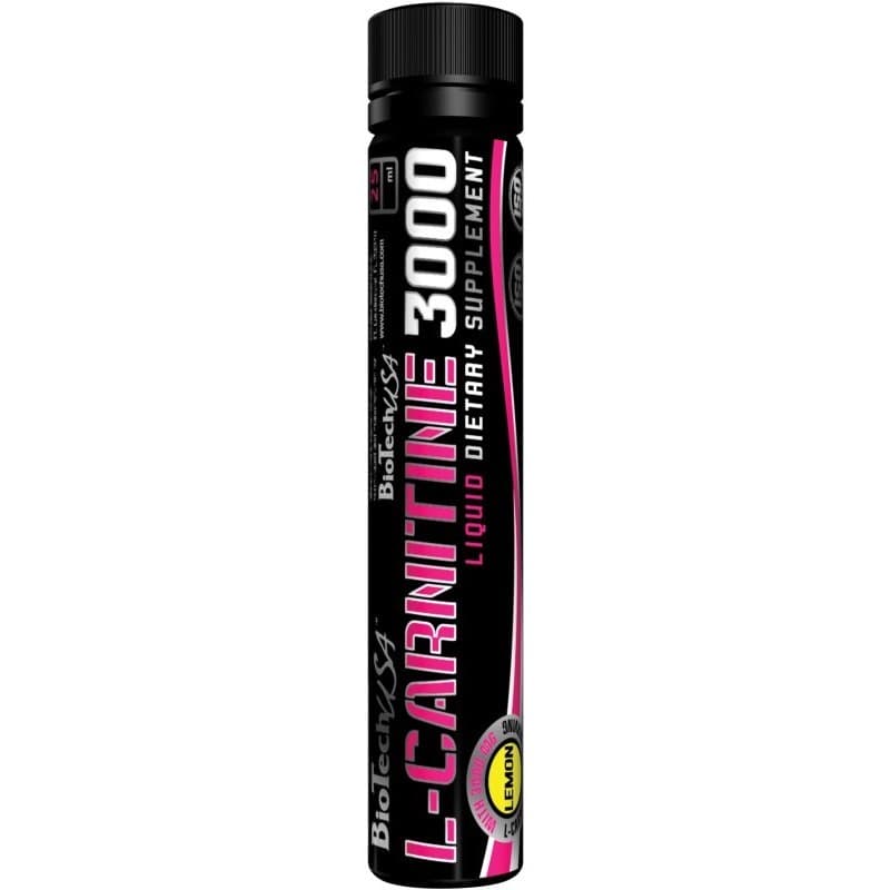 BioTech L-Carnitine 3000mg 25 ml 1amp