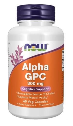 NOW Alpha GPC 300 mg 60 vcaps