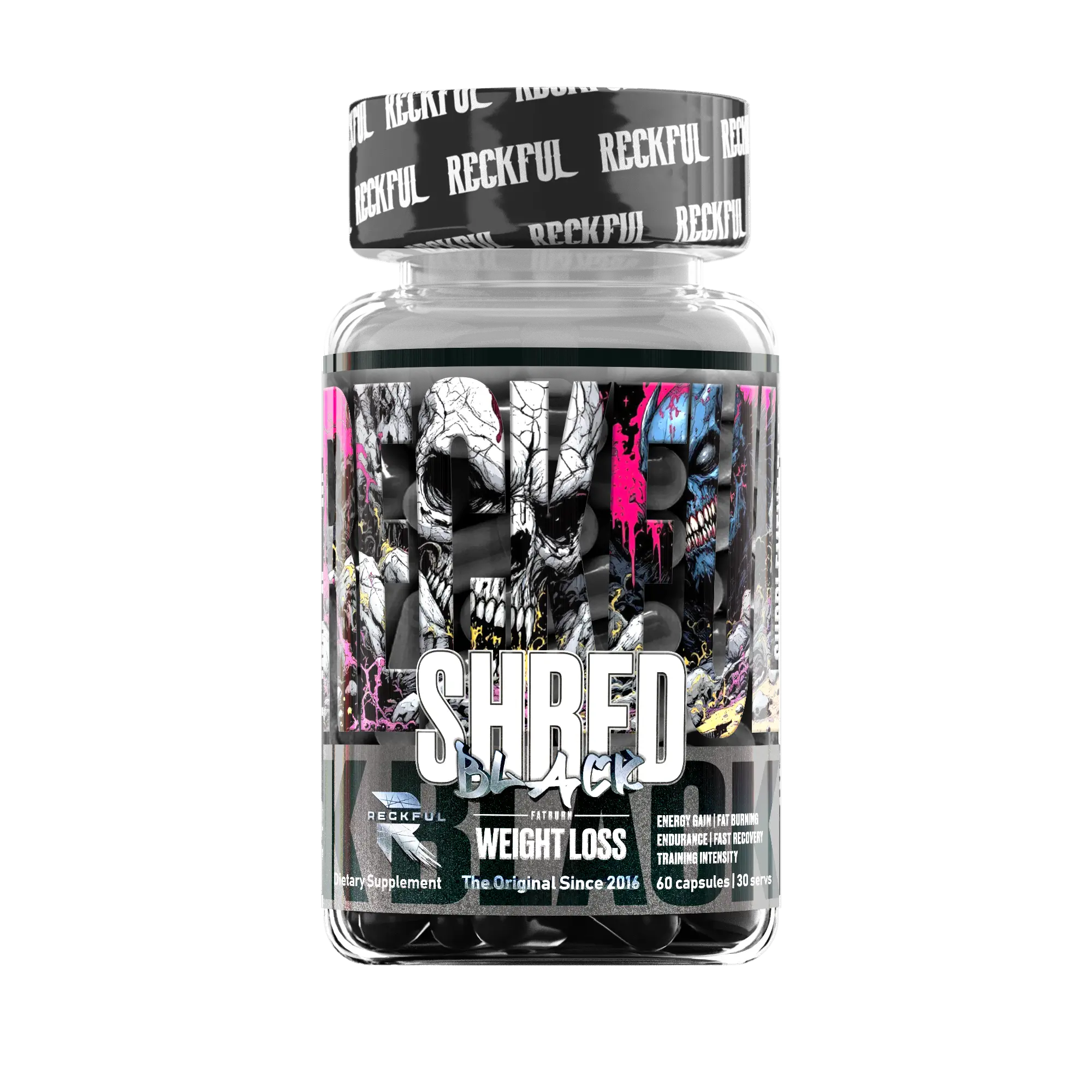 Reckful ® SHRED Black 60 caps