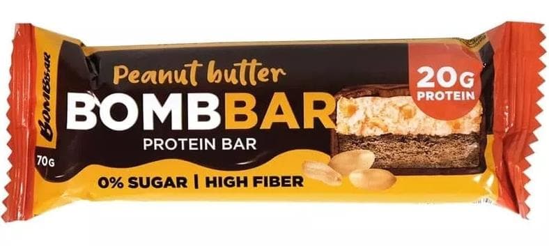 Bombbar Protein Bar 70g (х20) фото