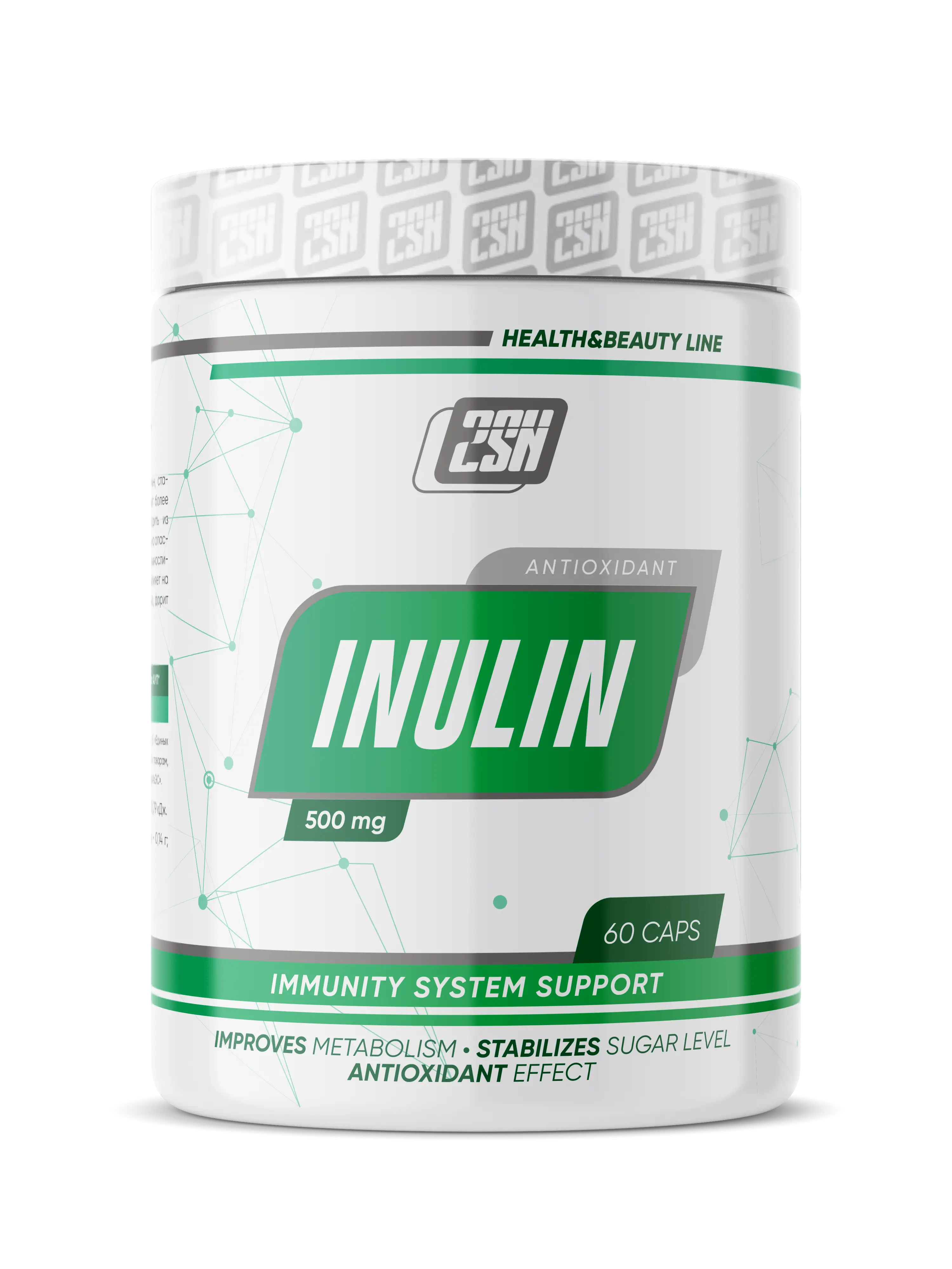 2SN Inulin 500mg 60 caps