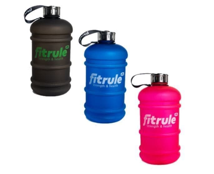 FitRule Бутыль прорезиненная металлическая крышка 2,2L (Зеленая) фото