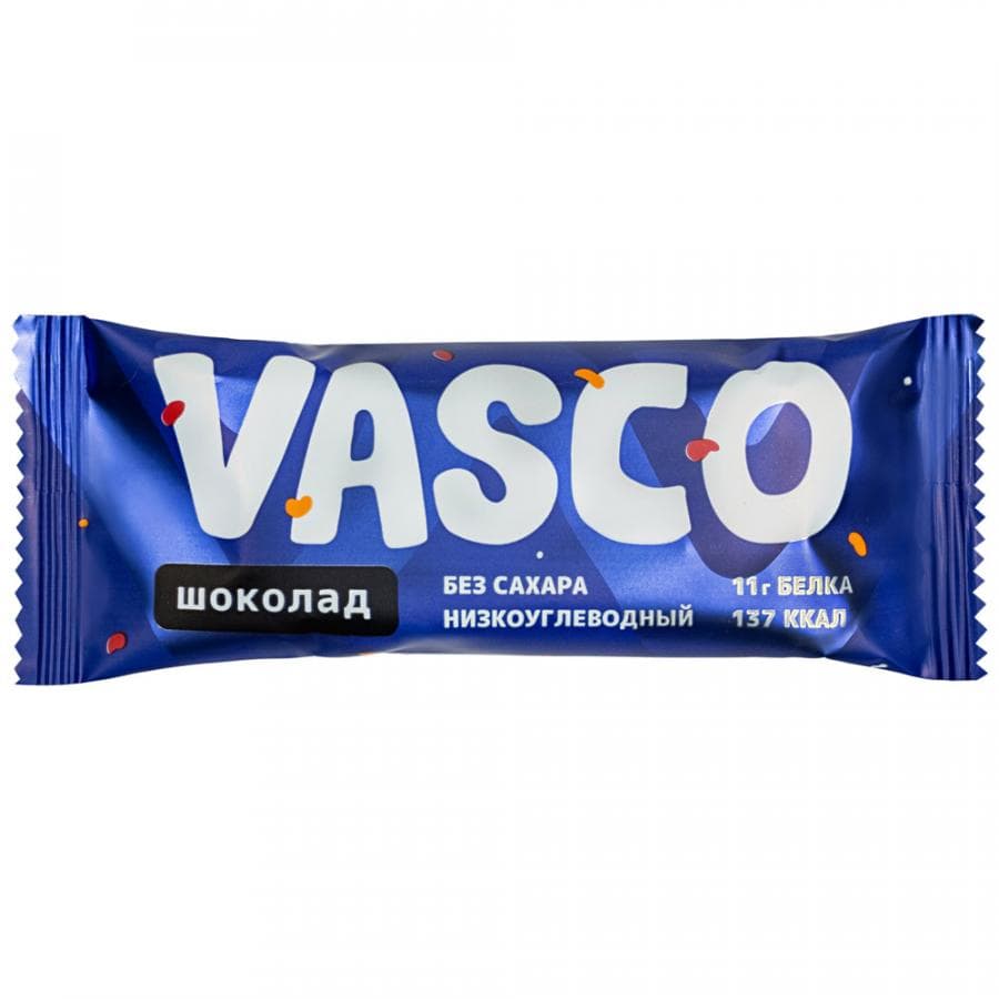 VASCO Низкоуглеводный Батончик в Глазури 40g