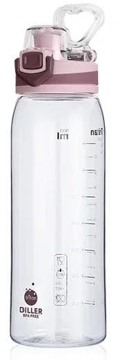 Бутылка для воды Diller D32 900 ml (Розовый)