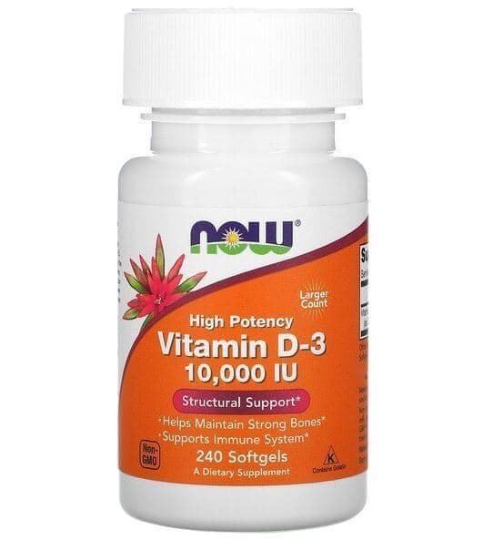 NOW Vitamin D-3 10000 240 caps