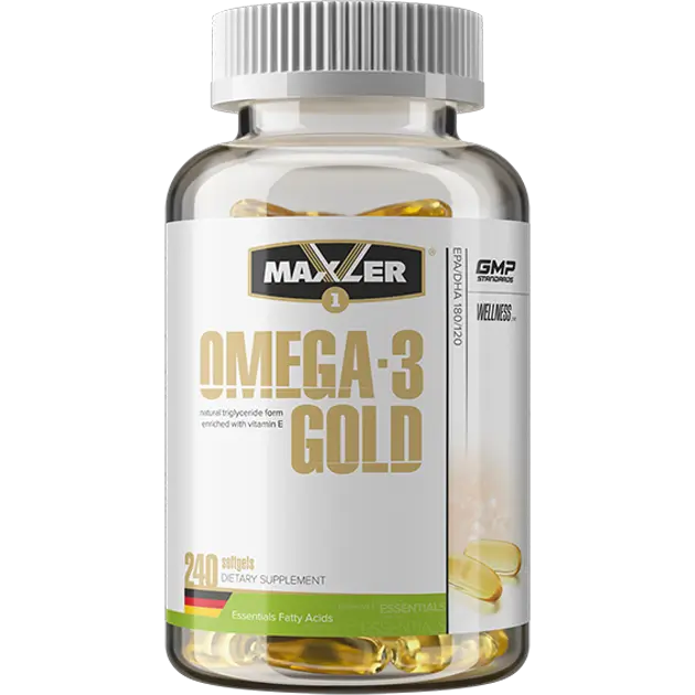 Maxler Omega-3 Gold 240 softgels фото