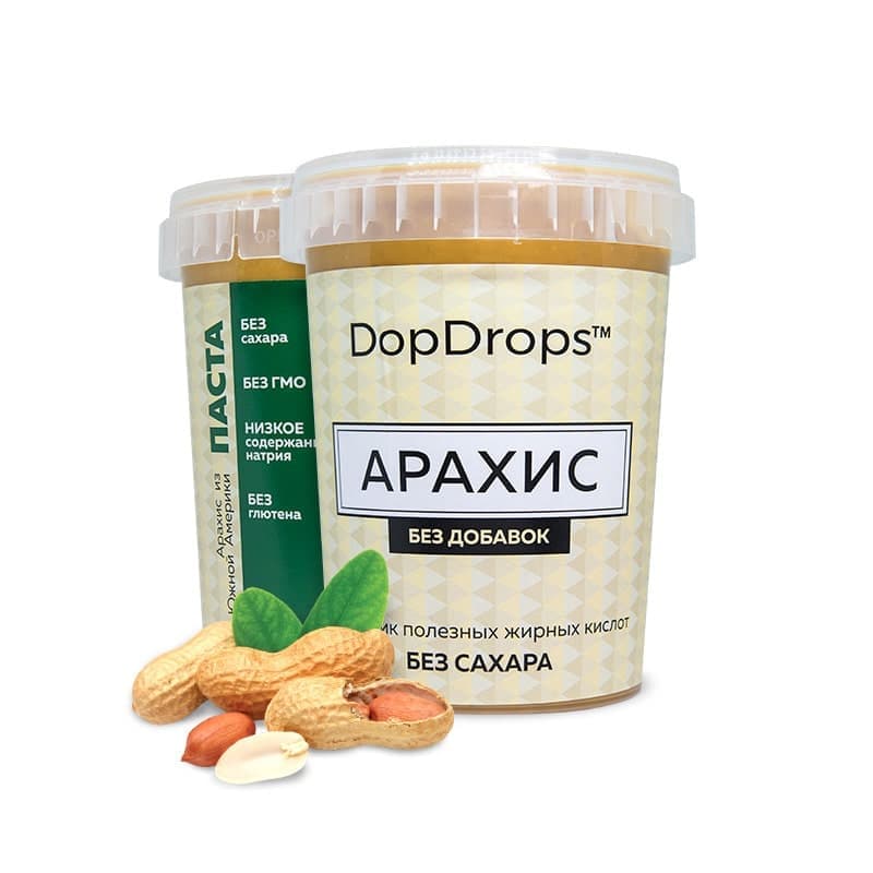 DopDrops Арахисовая паста 1000g