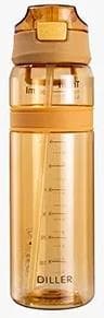 Бутылка для воды Diller D36 850 ml (Оранжевый)