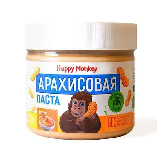 Happy Monkey Арахисовая Паста 330g
