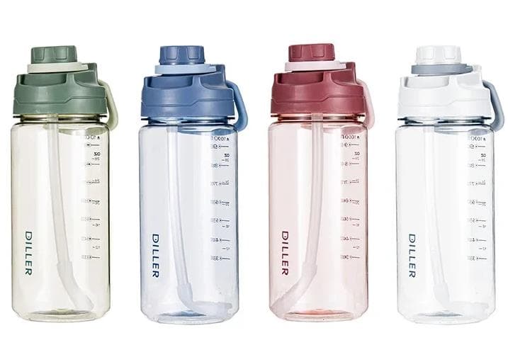 Бутылка для воды Diller D42-1000 ml (Белый)