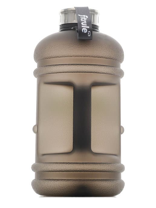 FitRule Бутыль прорезиненная металлическая крышка 2,2L (Черная) фото