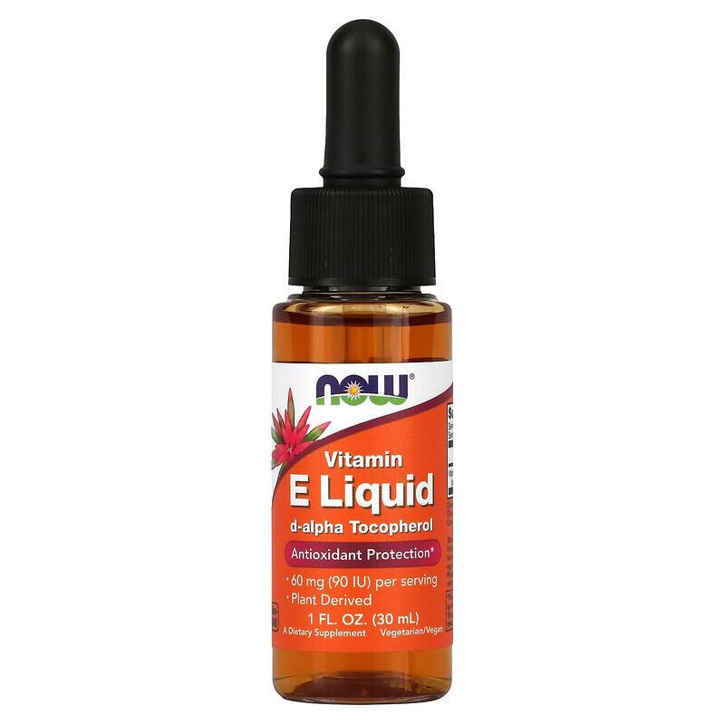 NOW Vitamin E Liquid DA 30ml фото