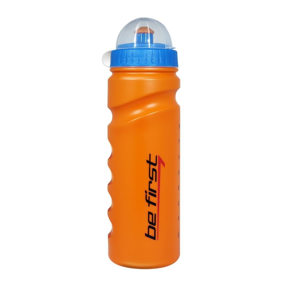 BeFirst Бутылка для воды Be First 750ml с крышкой (Оранжевая)