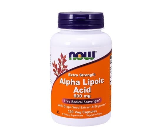 NOW Alpha Lipoic Acid 600mg 120 caps