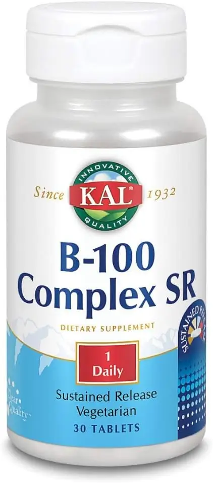 KAL Vitamins B-100 Complex SR 30 tab фото