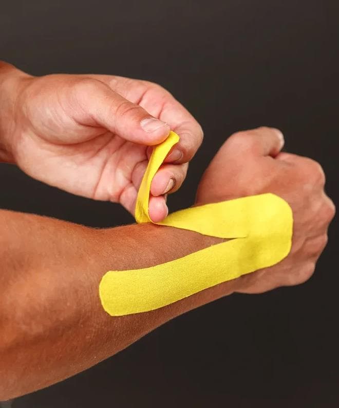 FitRule Кинезио Тейп Tape 5 cм х 5 м (Желтый) фото