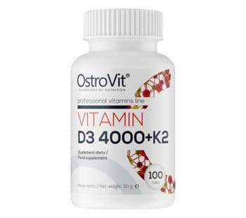 Ostrovit Vitamin D3 4000 + K2 100 tabs фото