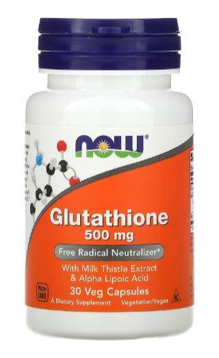 NOW Glutathione 500mg 30 vcaps