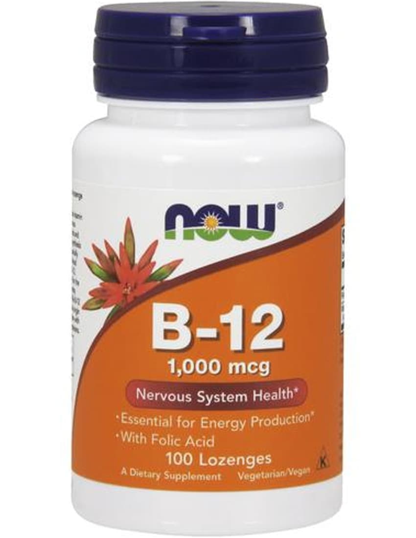 NOW Vitamin B-12 1000 mcg 100 пастилок