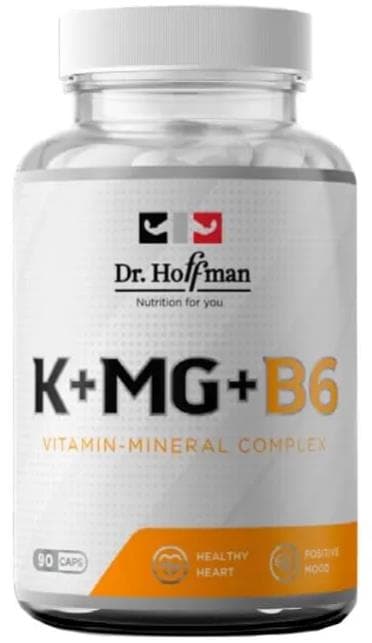 Dr.Hoffman K + Mg + B6 90 caps фото
