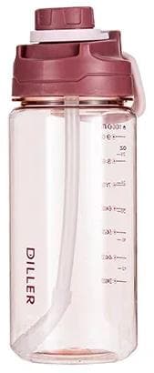 Бутылка для воды Diller D42-1000 ml (Розовый) фото