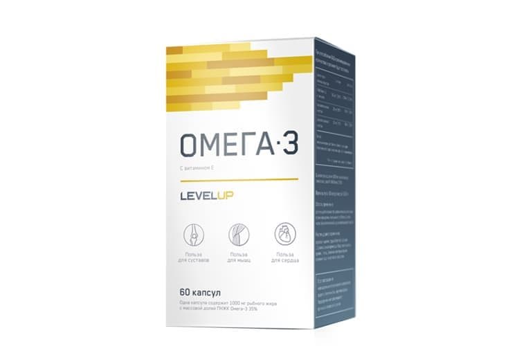 LevelUp Omega-3 35% 60 caps фото
