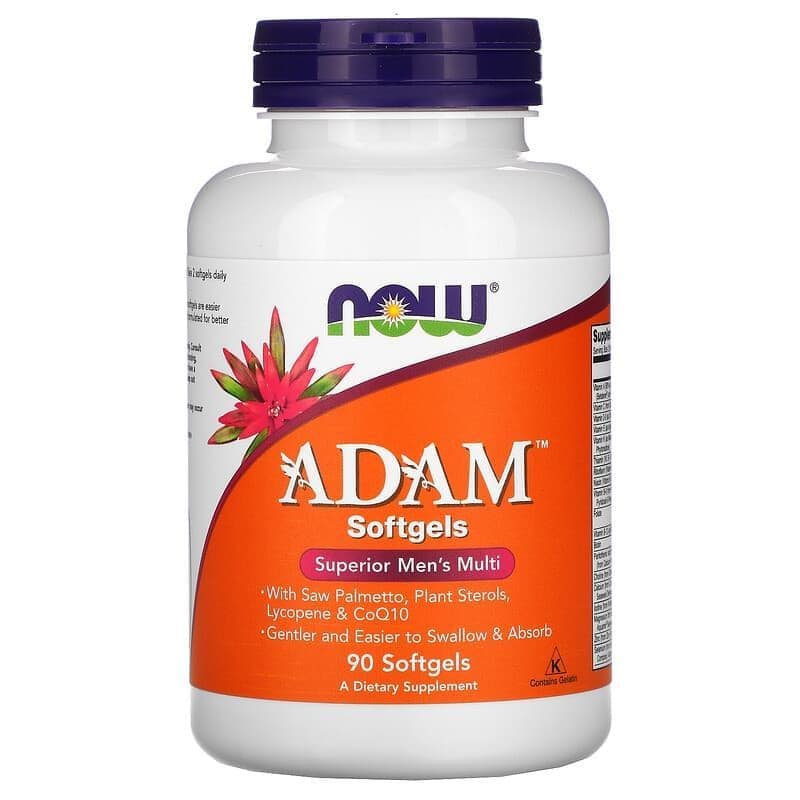 NOW ADAM Men's Multiple Vitamin 90 softgels