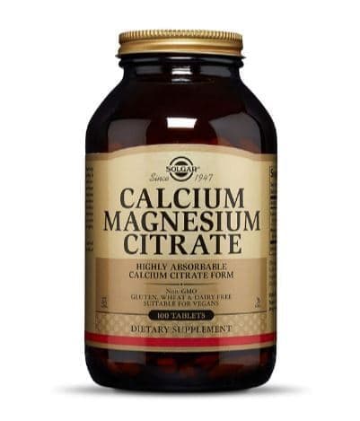 Solgar Calcium Magnesium Citrate 100 tabs фото