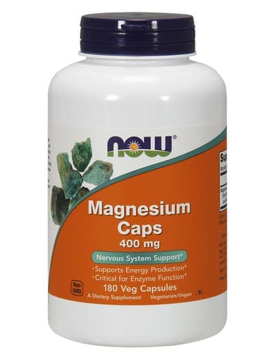 NOW Magnesium Citrate 400mg 120 caps фото