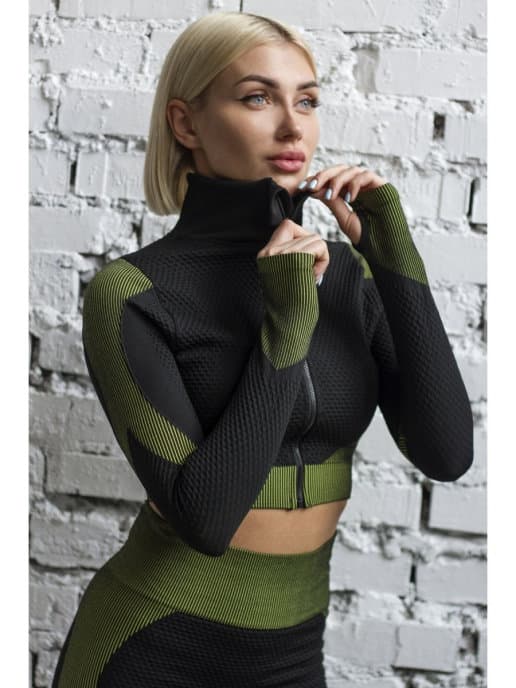 картинка FitRule Кофточка и Тайтсы Green от магазина спортивного питания «2scoop»