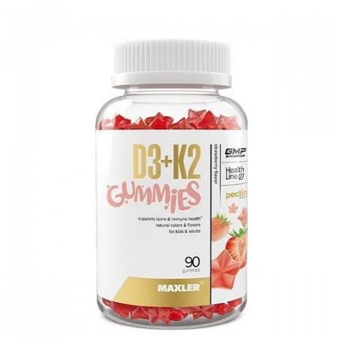 Maxler D3+K2 Gummies 90 ct фото