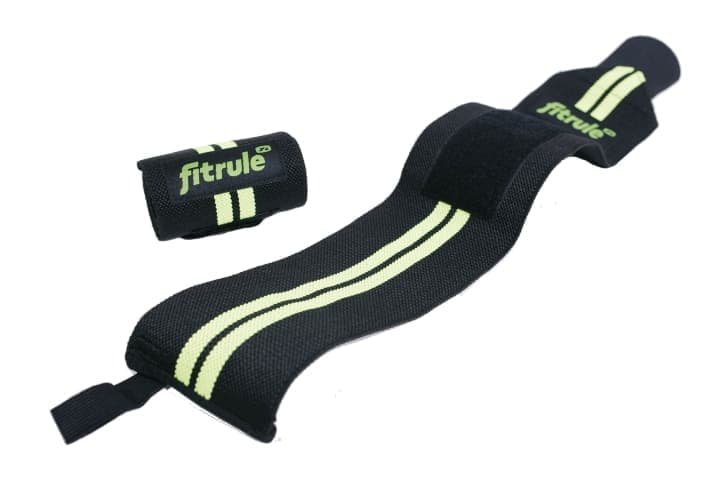 FitRule Бинт кистевой черно-зеленый (medium) 50 см фото