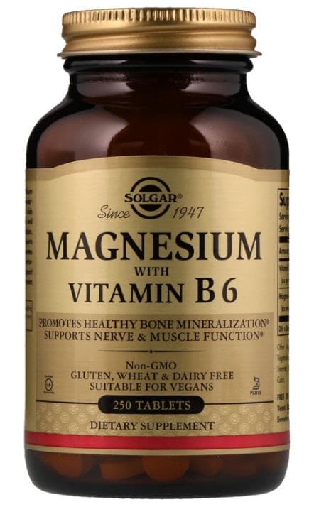 Solgar Magnesium with Vitamin B6 250 tabs
