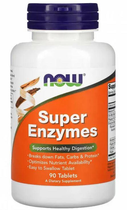 NOW Super Enzymes 90 caps фото