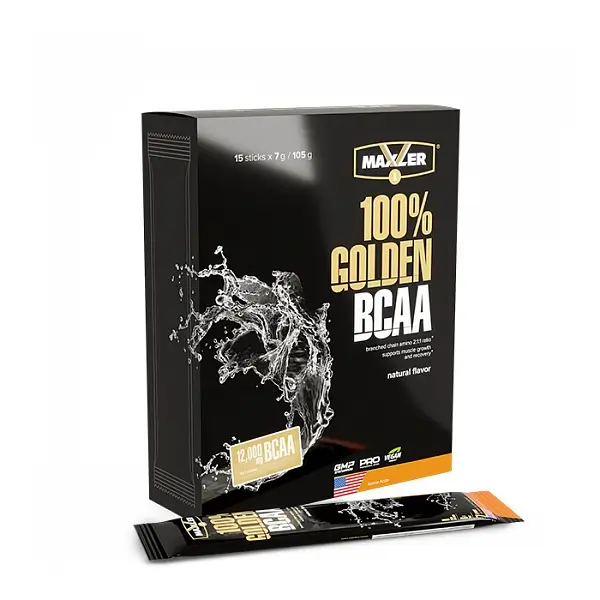 Maxler 100% Golden BCAA 1serv (х15) фото