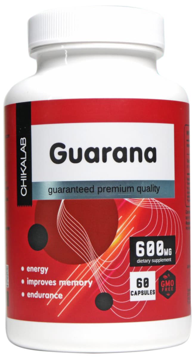CHIKALAB Guarana 600mg 60 caps