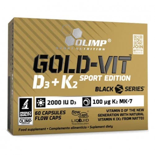 Olimp Gold-Vit D3+K2 2000 IU 60 caps Sport Edition фото