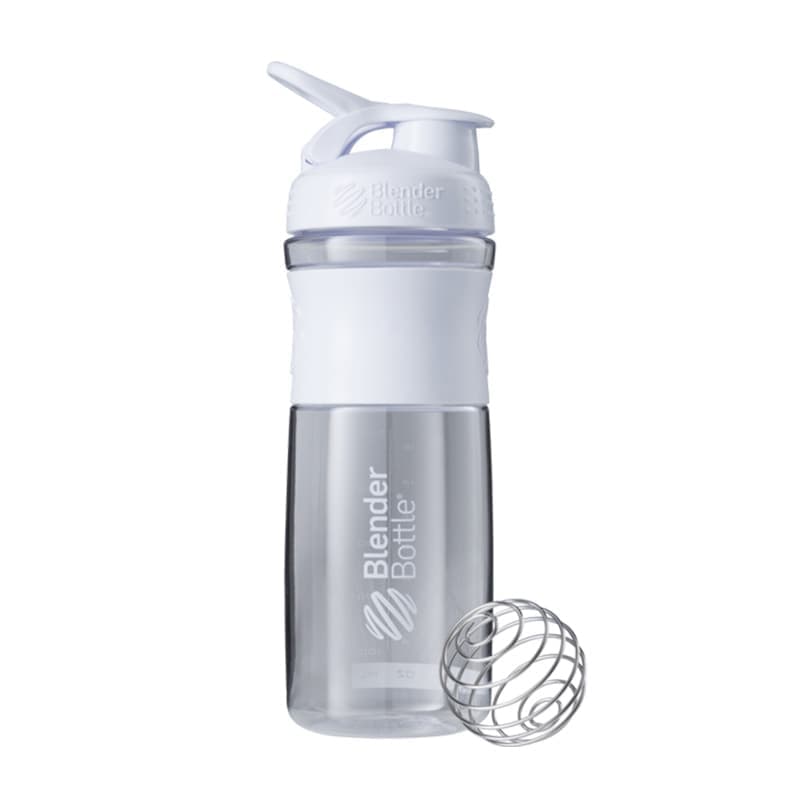 BlenderBottle SportMixer 828 ml Clear White [белый]
