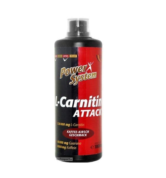 Power System L-Carnitin Attack 1000 ml фото