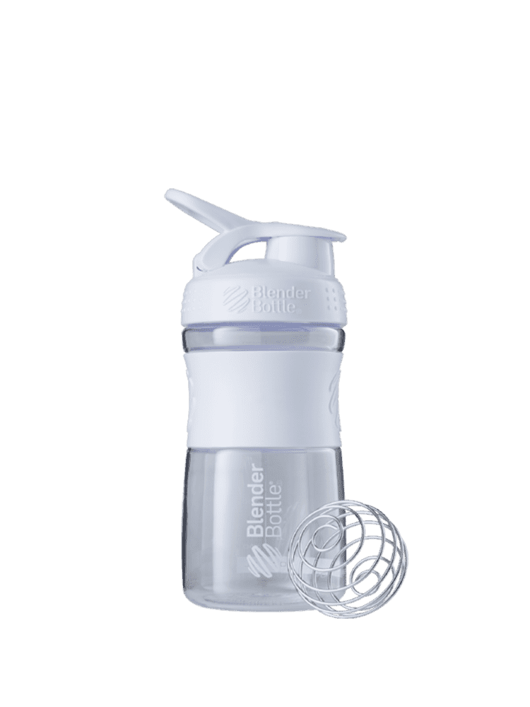 BlenderBottle SportMixer 591 ml Clear White [белый]