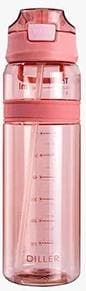 Бутылка для воды Diller D36 550 ml (Розовый) фото