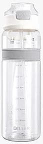 Бутылка для воды Diller D36 550 ml (Белый)