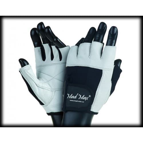 Перчатки мужские Mad Max "Fitness" MFG444\WH-BK