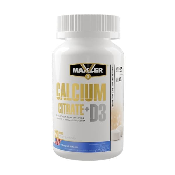 Maxler Calcium Citrate + D3 120 tabs фото