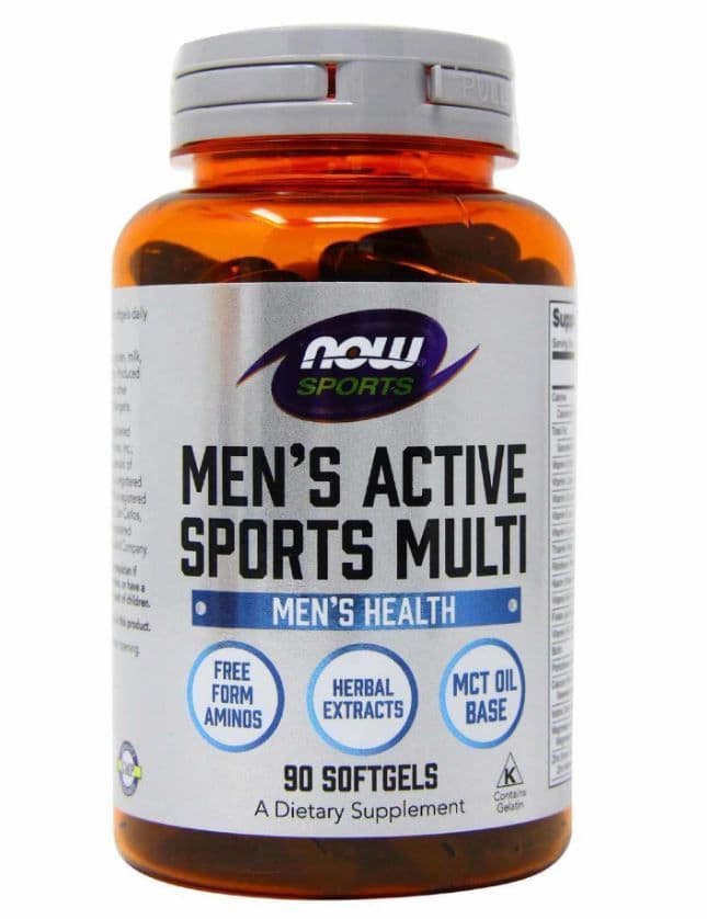 NOW Men's Active Sports Multi 90 softgels