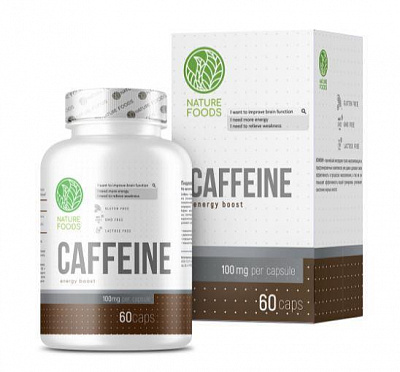 Предтренировочный комплекс Nature Foods Caffeine 200mg 60 caps купить ...