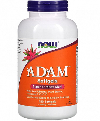 NOW ADAM MULTI 180 Softgels купить недорого, заказать с доставкой в Москве