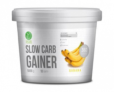 Гейнер Nature Foods Slow Carb Gainer 5000g Ведро купить недорого ...