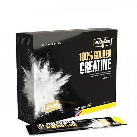 Maxler 100% Golden Micronized Creatine 5g stick фото
